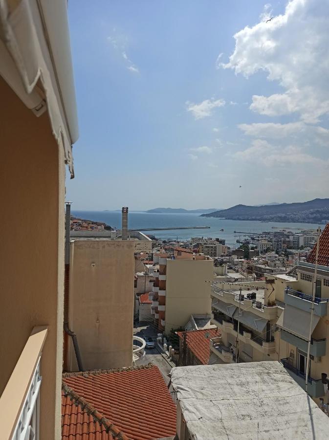 Golden mirror in Kavala Leilighet Eksteriør bilde